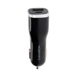 Mobiparts Car Charger Dual USB-A en USB-C 2.4A Black