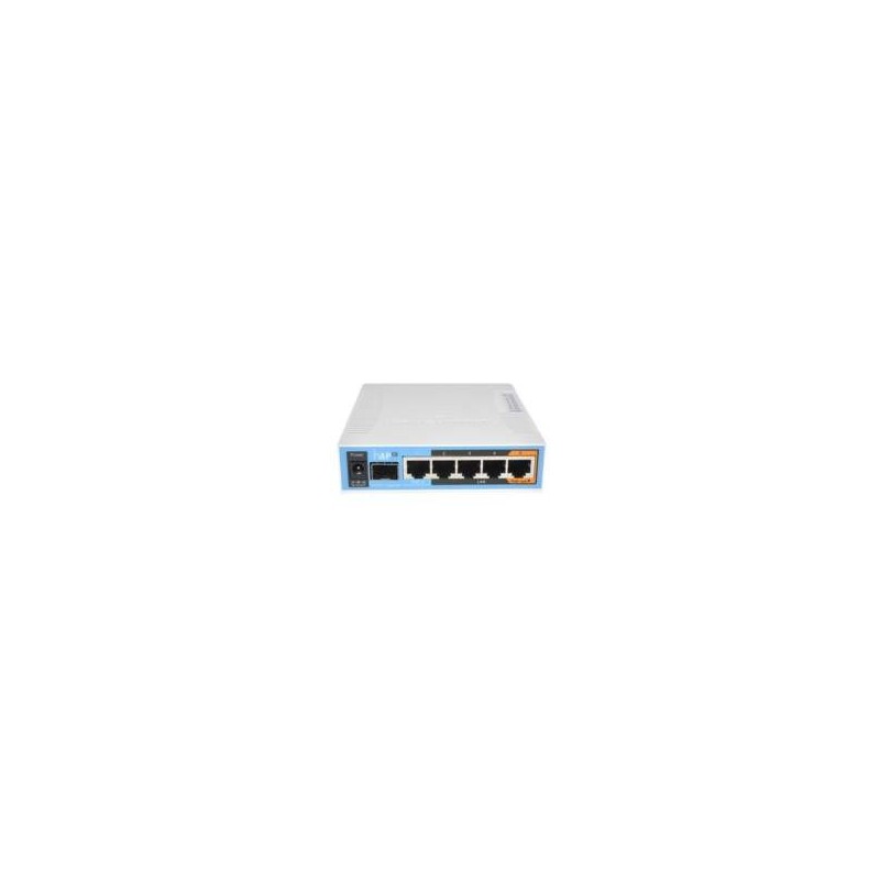 MikroTik AccesPoint 5GHz WiFi-ac + 4G-router / 5x 1Gbps sw