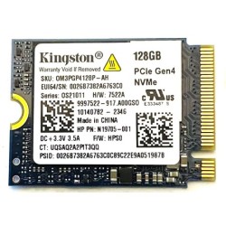 KINGSTON SOLID STATE DRIVE SSD 128 GB M.2 NVME OM3PGP4128P-AH