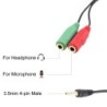 Ewent Cable Audio Jack 3,5/M-2 Jack 3,5/H -0,15mt