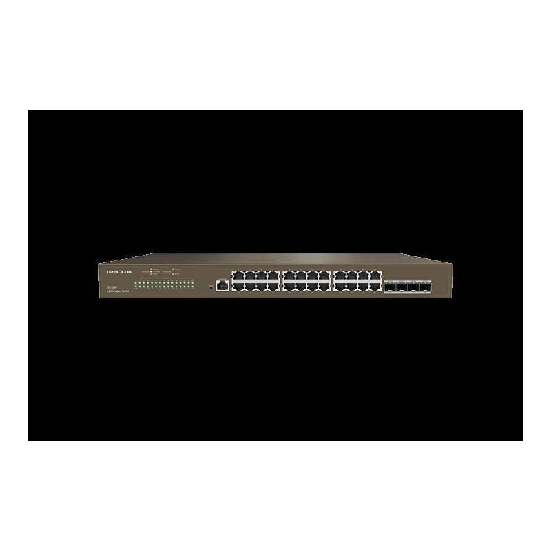 SWITCH IP-COM G3328F 24P GIGABIT+4P SFP 1P Console, L2 Cloud Managed