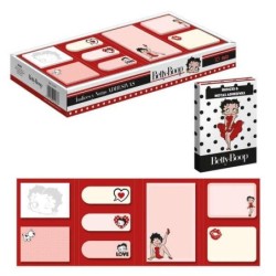 Dohe Expositor de Indices y Notas Adhesivas de Betty Boop - Set de 10