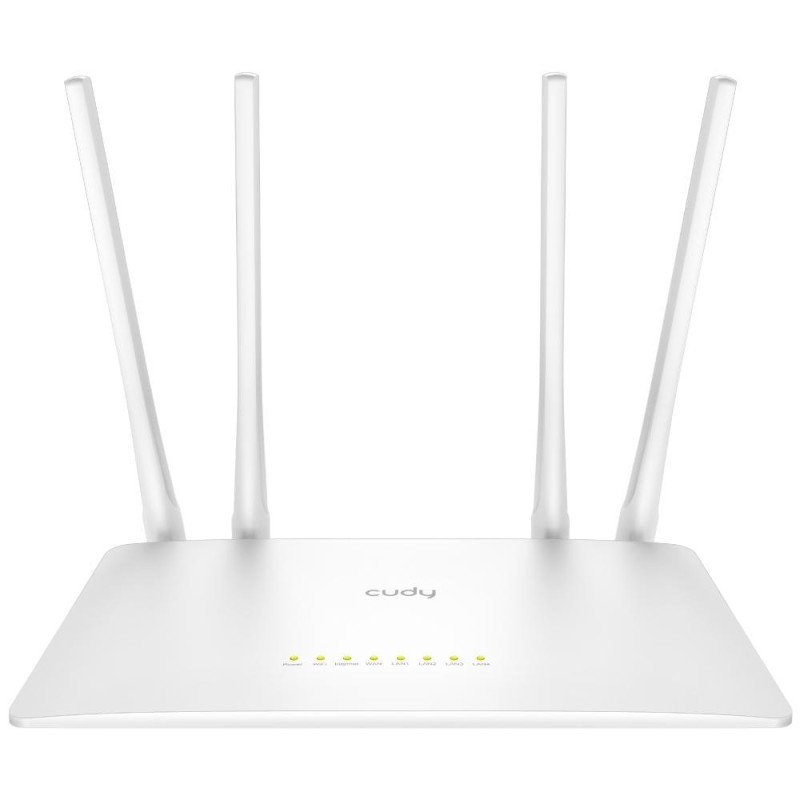 Cudy WR1200 Smart Router WiFi AC1200 Doble Banda - 1x Puerto Wan 100/