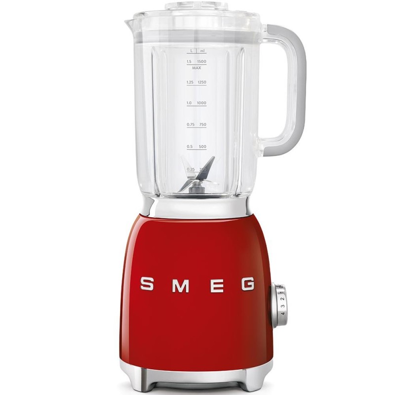 SMEG 50&acute;STYLE GLASS BLENDER RED BLF01RDEU