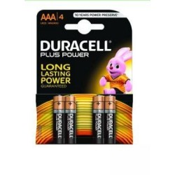 Batteria DURACELL Plus Power - Alcalino - 4 / Confezione - Per Multiu