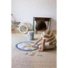 Applici puzzle circolare mapamundi - dimensione &Oslash;50 cm - 48 pezzi - 