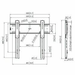 Vogel&#039;s PFW 6400 165,1 cm [65] Nero (PFW 6400 DISPLAY WALL MOUNT - FI