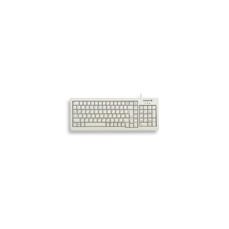 CHERRY XS G84-5200 tastiera USB + PS/2 AZERTY Francese Grigio