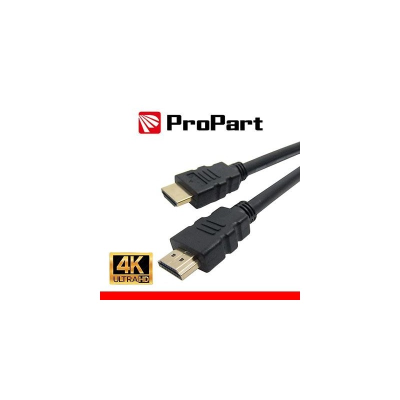 Cavo HDMI 2.0 High Speed 4K 3D con Ethernet 10m SP-SP NERO