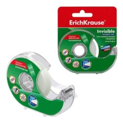 Nastro adesivo Erichkrause con applicatore invisibile - 12mmx20m - Co