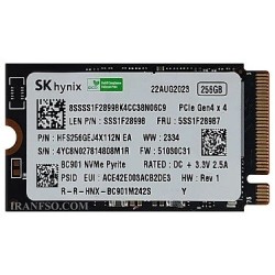 SKHYNIX SOLID STATE DRIVE SSD 256 GB M.2 BC901 NVME PYRITE HFS256GEJ4