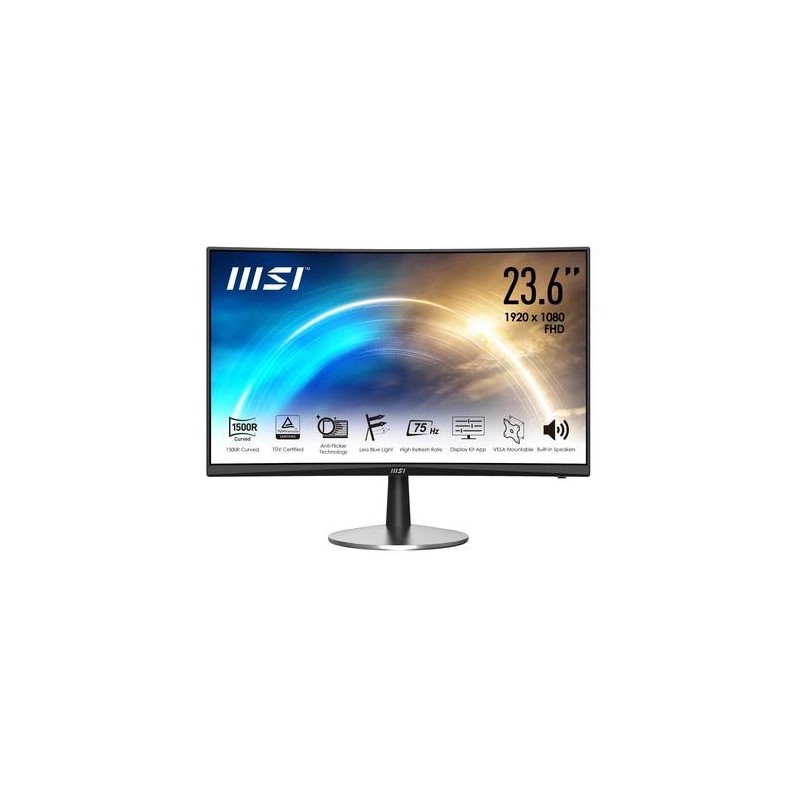 MSI Pro MP242C 60,5 cm (23.8&quot;) 1920 x 1080 Pixel Full HD LED Nero