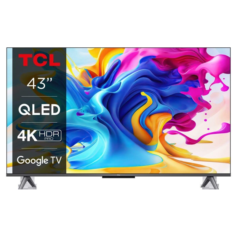 TCL 43C649 TV 43&quot; 4K QLED STVAnd USB 3XHDMI