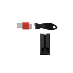 USB Lock W Cable Guard Square