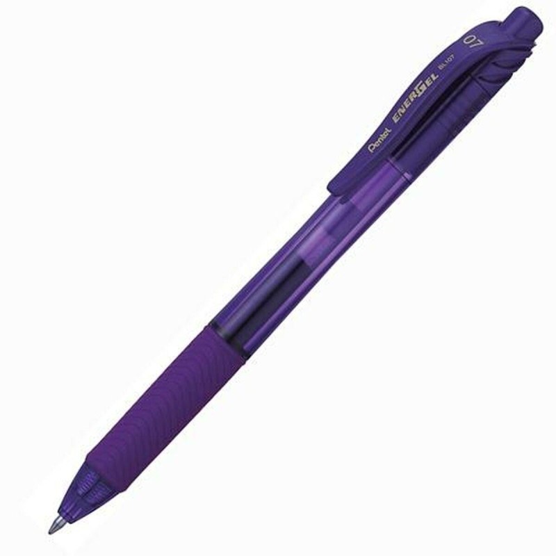 Pentel EnerGel X Penna retrattile a clip Viola (Pentel Energel X Gel 