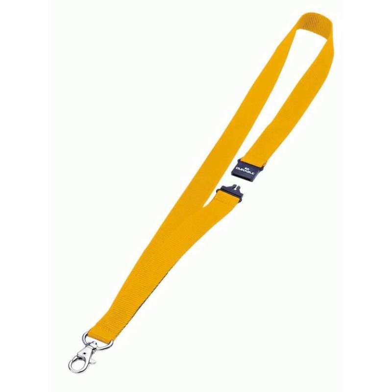 DURABLE Lanyards Durable Textilband 10St. gelb Gelb