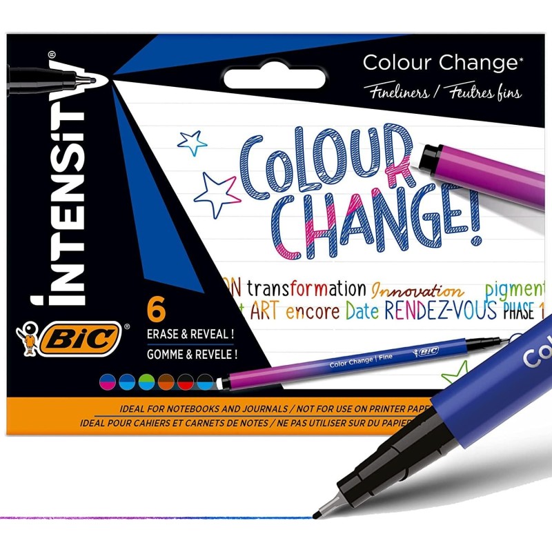 BIC Fineliner Color Change 0.4 mm Mehrfarbig