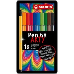 STABILO Filzstifte STABILO Pen 68,10e Pack Farbs 1.0 mm Mehrfarbig