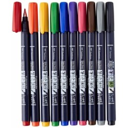 Set di Pennarelli Tombow Fudenosuke Multicolore