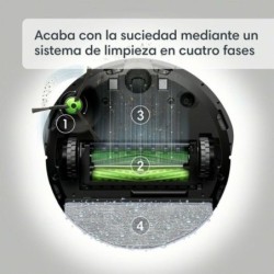 iRobot Roomba j5 Combo Saug-und Wischroboter, Schwarz