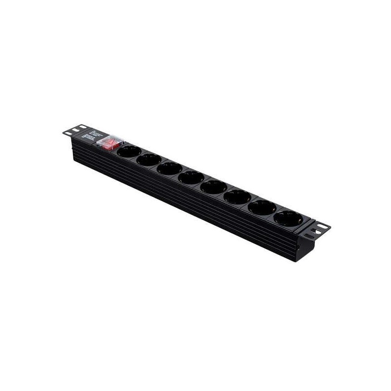 Aiten Data Regleta 8 Schukos para Rack 19&quot; 1U