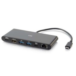 C2G Docking Station USB-C con HDMI 4K Ethernet USB e Power Delivery