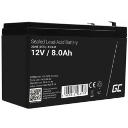 Green Cell AGM VRLA 12V 8Ah maintenance-free battery for the alarm sy