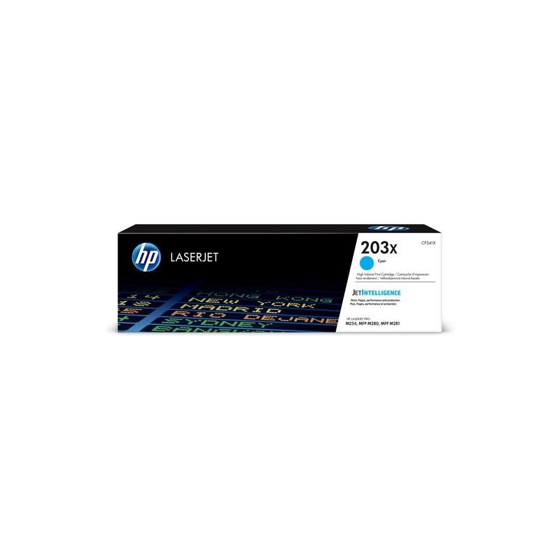 HP Cartuccia toner ciano originale ad alta capacit&agrave; LaserJet 203X