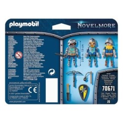 Playmobil Novelmore - Set di 3 Cavalieri Novelmore (70671)