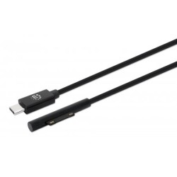 Manhattan 353632 cavo USB 18 m USB C Surface Connect Nero