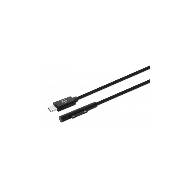 Manhattan 353632 cavo USB 18 m USB C Surface Connect Nero