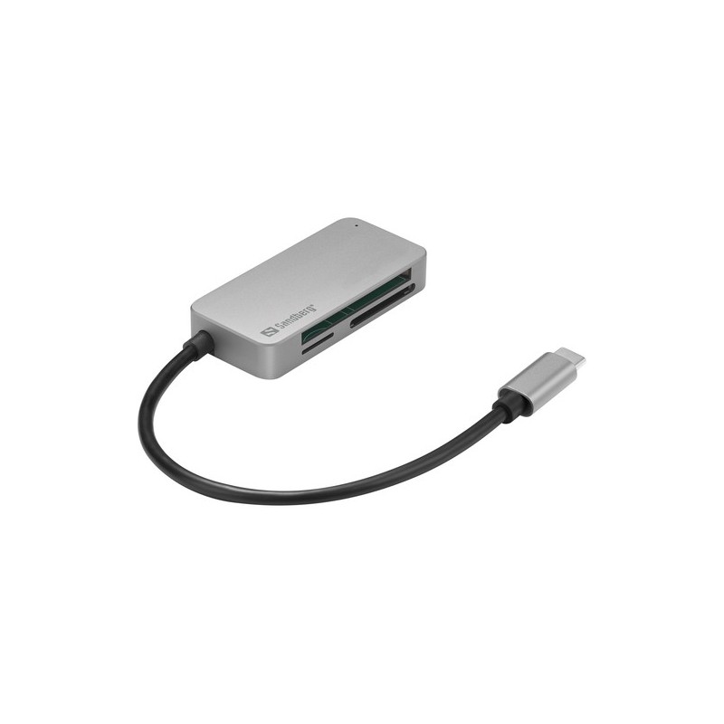 Sandberg 136-38 lettore di schede USB 32 Gen 1 31 Gen 1 Type-C Ne