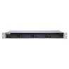 QNAP TS-431XEU NAS Rack (1U) Collegamento ethernet LAN Nero, Acciaio 