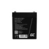 Green Cell AGM VRLA 12V 5.3Ah maintenance-free battery for the alarm 