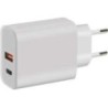 Mobiparts Wall Charger 2-Port 45W with Fast Charge/PD White