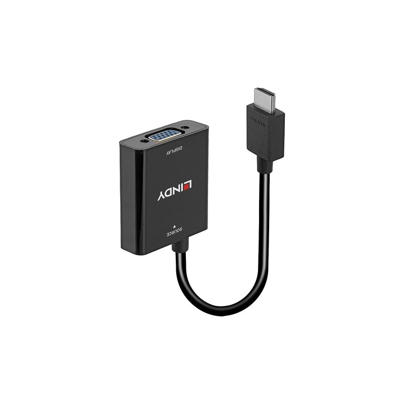 Lindy 38291 cavo e adattatore video 01 m HDMI tipo A Standard VGA