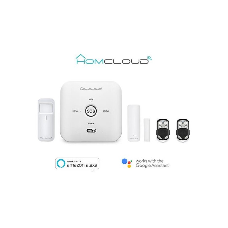 Kit Antifurto wireless 10G Homcloud Wi-Fi + GSM