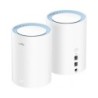 Cudy M1200 Pack de 2 Sistemas WiFi Mesh AC1200 Dual Band - 867Mbps en