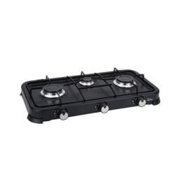 JATA THREE BURNER PORTABLE GAS COOKER BLACK JECG2703