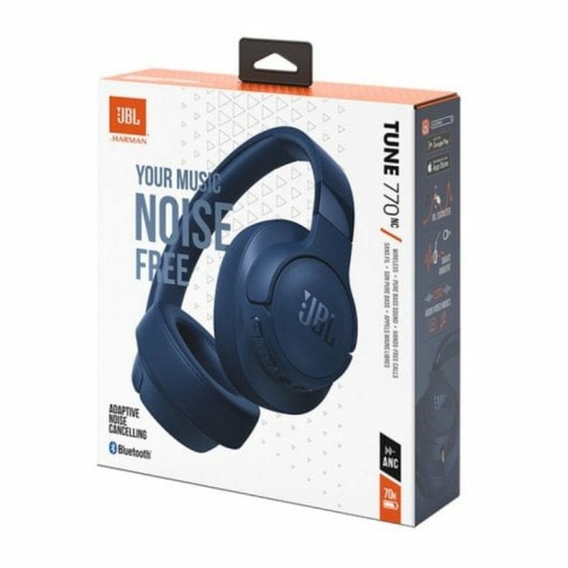 JBL Tune 770NC ANC wireless Bluetooth Over-Ear Kopfh&ouml;rer blau