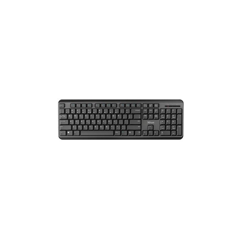 Trust Ody tastiera RF Wireless QWERTY Inglese UK Nero