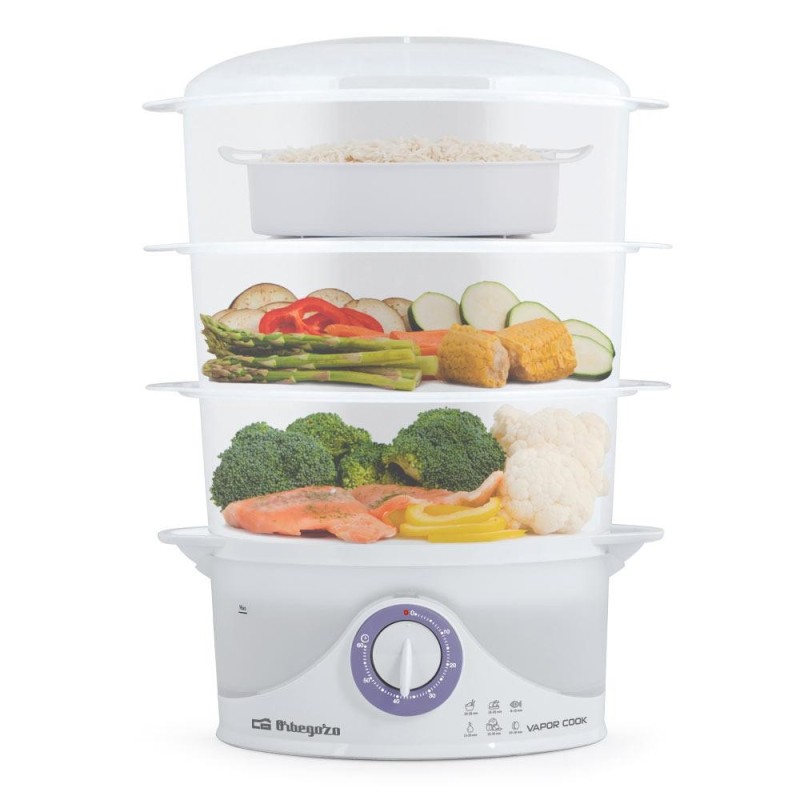 Orbegozo CO 4015 Vaporera Multifuncional - Cocina Saludable y Complet