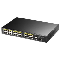 Cudy FS1026PS1 Switch Gigabit de 24 puertos PoE+ de 10/100 Mbits + 2 