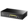 Cudy GS1005PTS1 Switch Gigabit PoE+ de 5 Puertos con 1 Puertos SFP