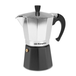 Orbegozo KFM 630 Cafetera de Aluminio - Prepara 6 Tazas de Cafe en Mi