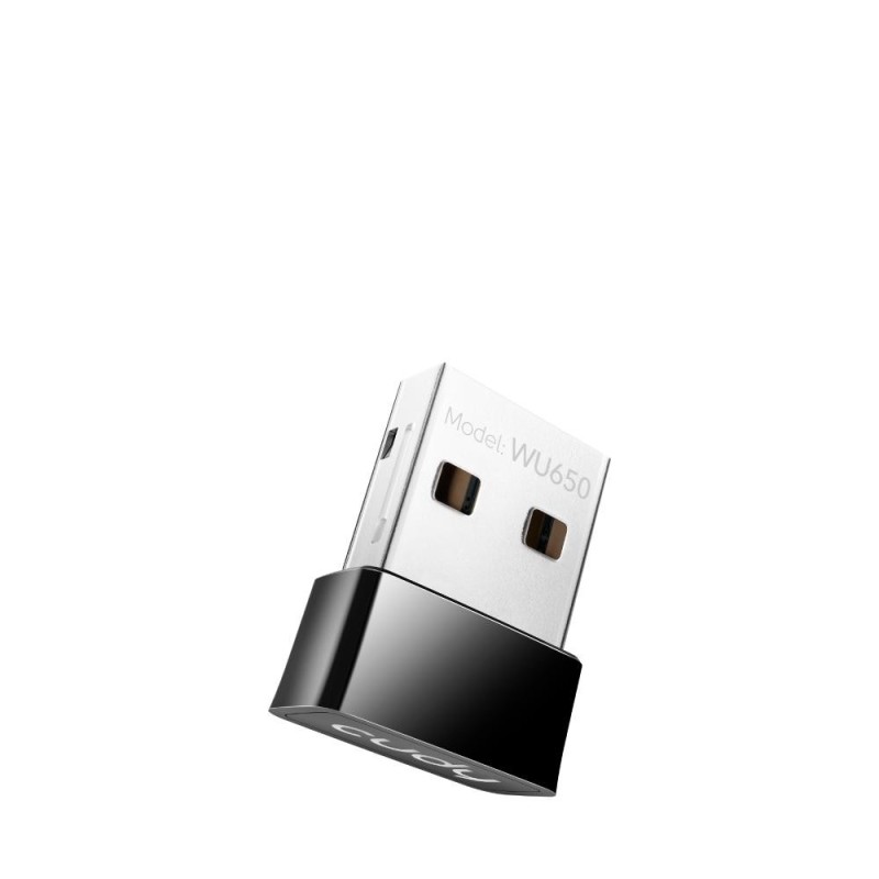 Cudy WU650 Mini Adaptador Wi-Fi USB 2.0 AC650 Doble Banda - Hasta 433