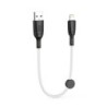 XO Cable NB247 Carga Rapida USB - Lightning - 6A - 25cm con Clip - Co