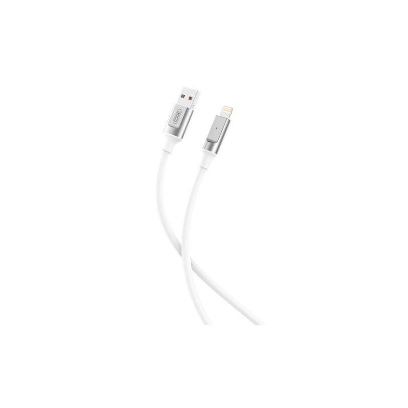 XO Cable NB251 Carga Rapida USB - Lightning - 6A - 1m - Color Blanco