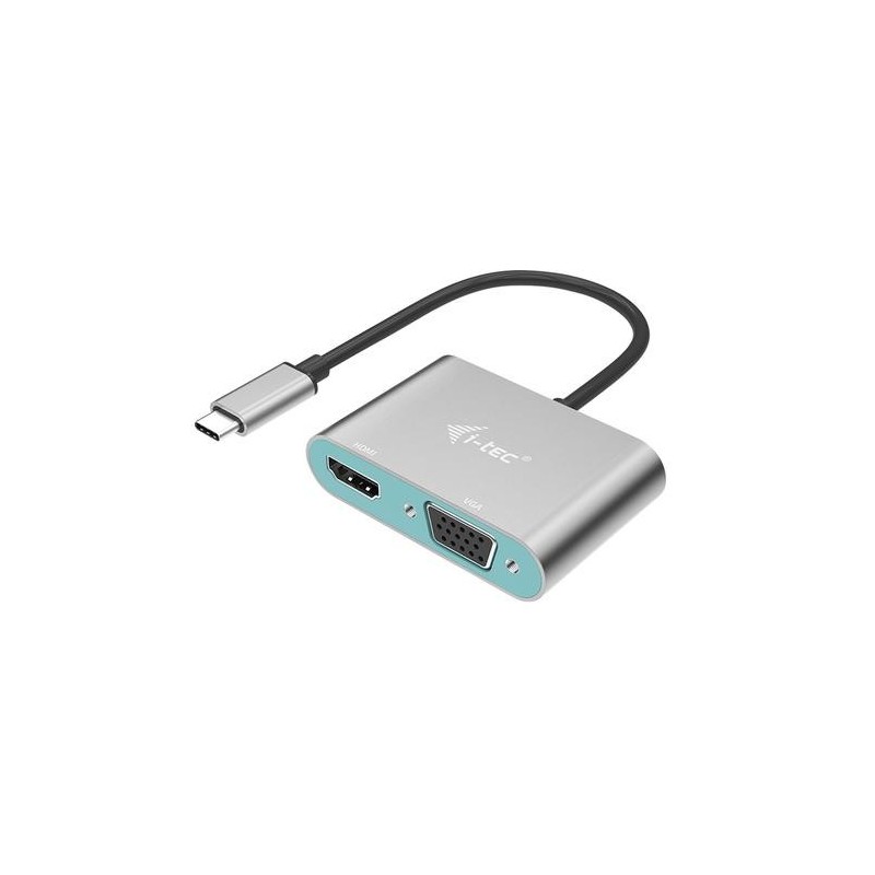 i-tec Metal USB-C HDMI and VGA Adapter