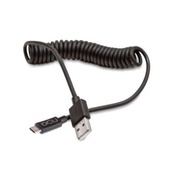 DCU Tecnologic Cable Rizado USB Tipo C a USB - 1.5m - Transmision Rap